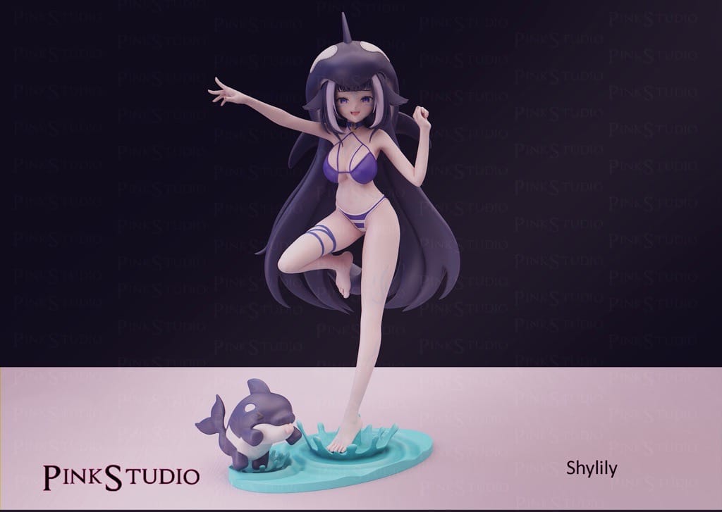P站图纸印象馆 Pink Studio 虚拟主播 虎鲸 shylily Pink Studio 虚拟主播 虎鲸 shylily