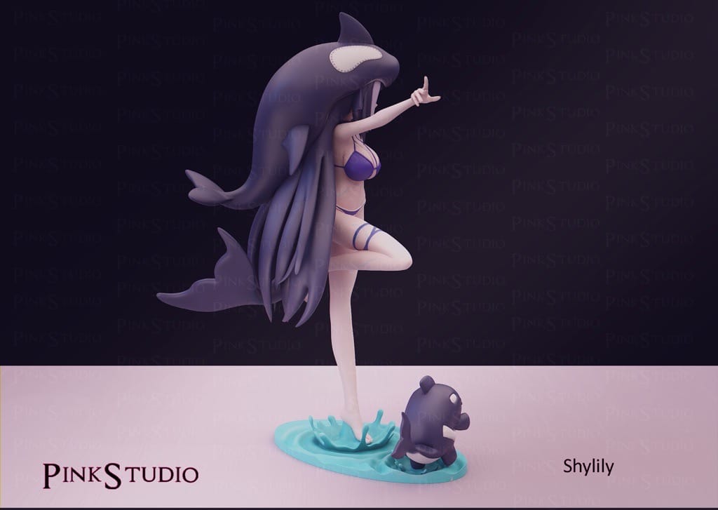 P站图纸印象馆 Pink Studio 虚拟主播 虎鲸 shylily Pink Studio 虚拟主播 虎鲸 shylily