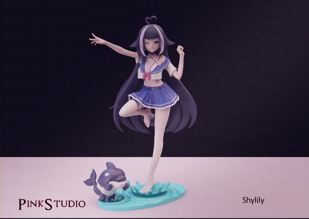 P站图纸印象馆 Pink Studio 虚拟主播 虎鲸 shylily Pink Studio 虚拟主播 虎鲸 shylily
