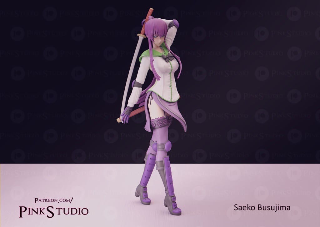 P站图纸印象馆 Pink Studio 学园默示录 毒岛冴子 Pink Studio 学园默示录 毒岛冴子