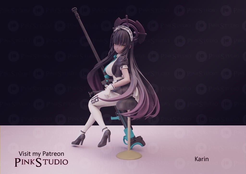 P站图纸印象馆 Pink Studio 蔚蓝档案 角楯花凛 Pink Studio 蔚蓝档案 角楯花凛