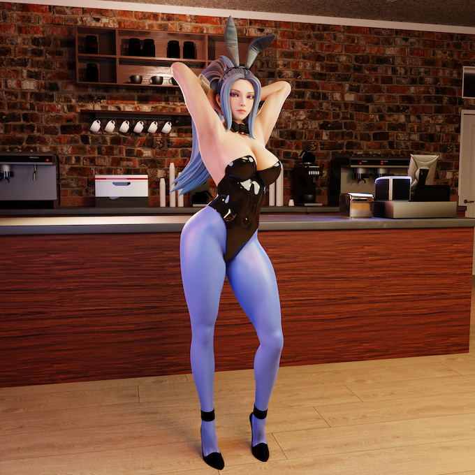 P站图纸印象馆 QB Works 兔女郎 QB Works 兔女郎