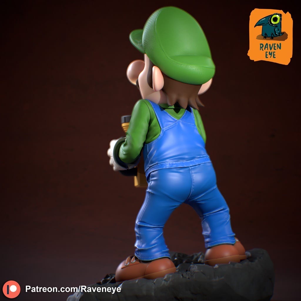 P站图纸印象馆 Raven Eye 超级马里奥 路易吉 Raven Eye 超级马里奥 路易吉