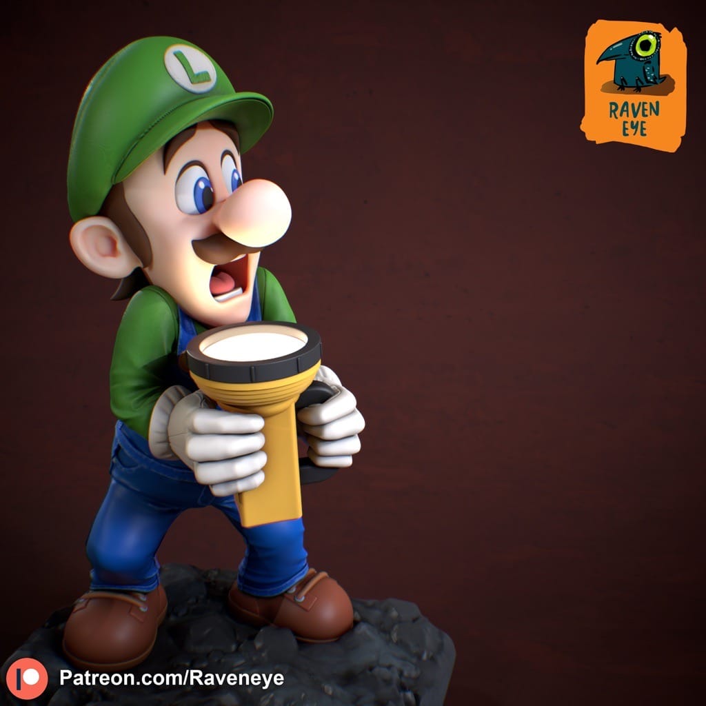 P站图纸印象馆 Raven Eye 超级马里奥 路易吉 Raven Eye 超级马里奥 路易吉