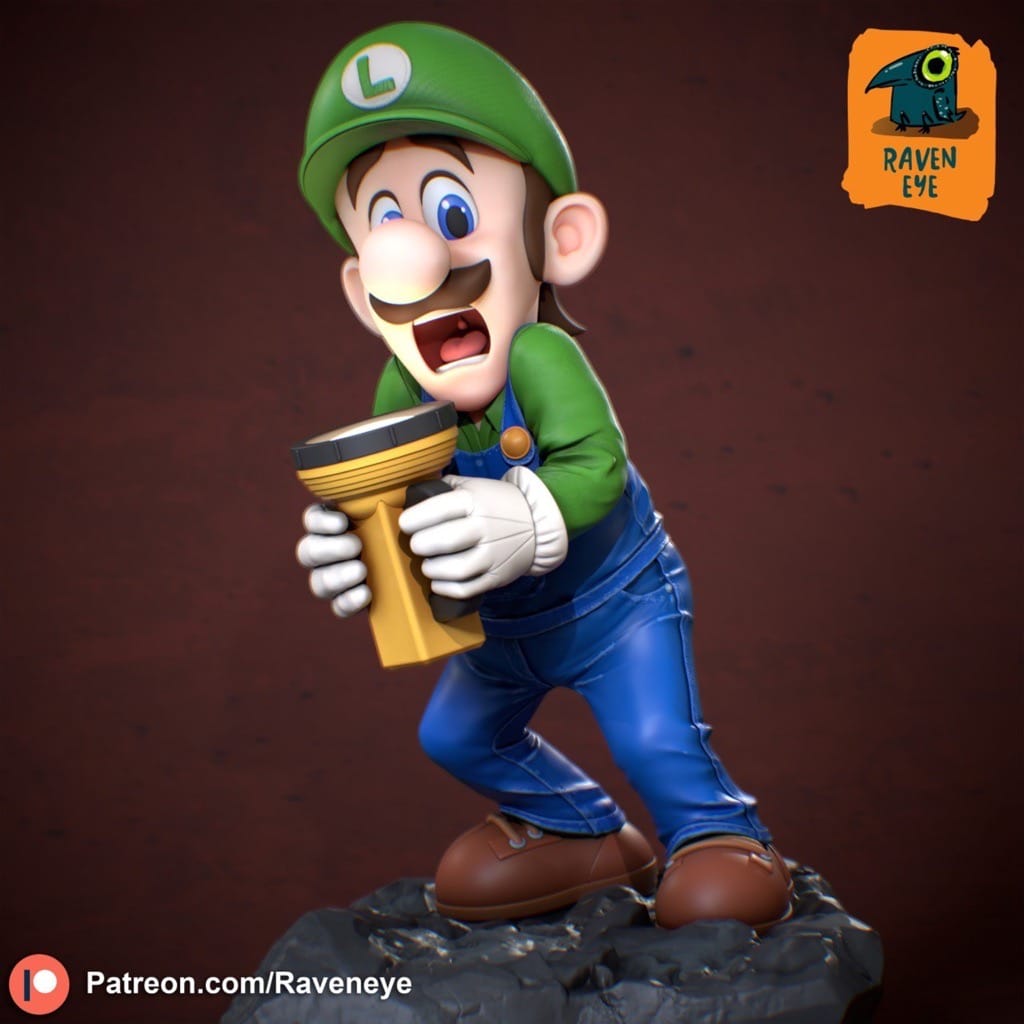 P站图纸印象馆 Raven Eye 超级马里奥 路易吉 Raven Eye 超级马里奥 路易吉