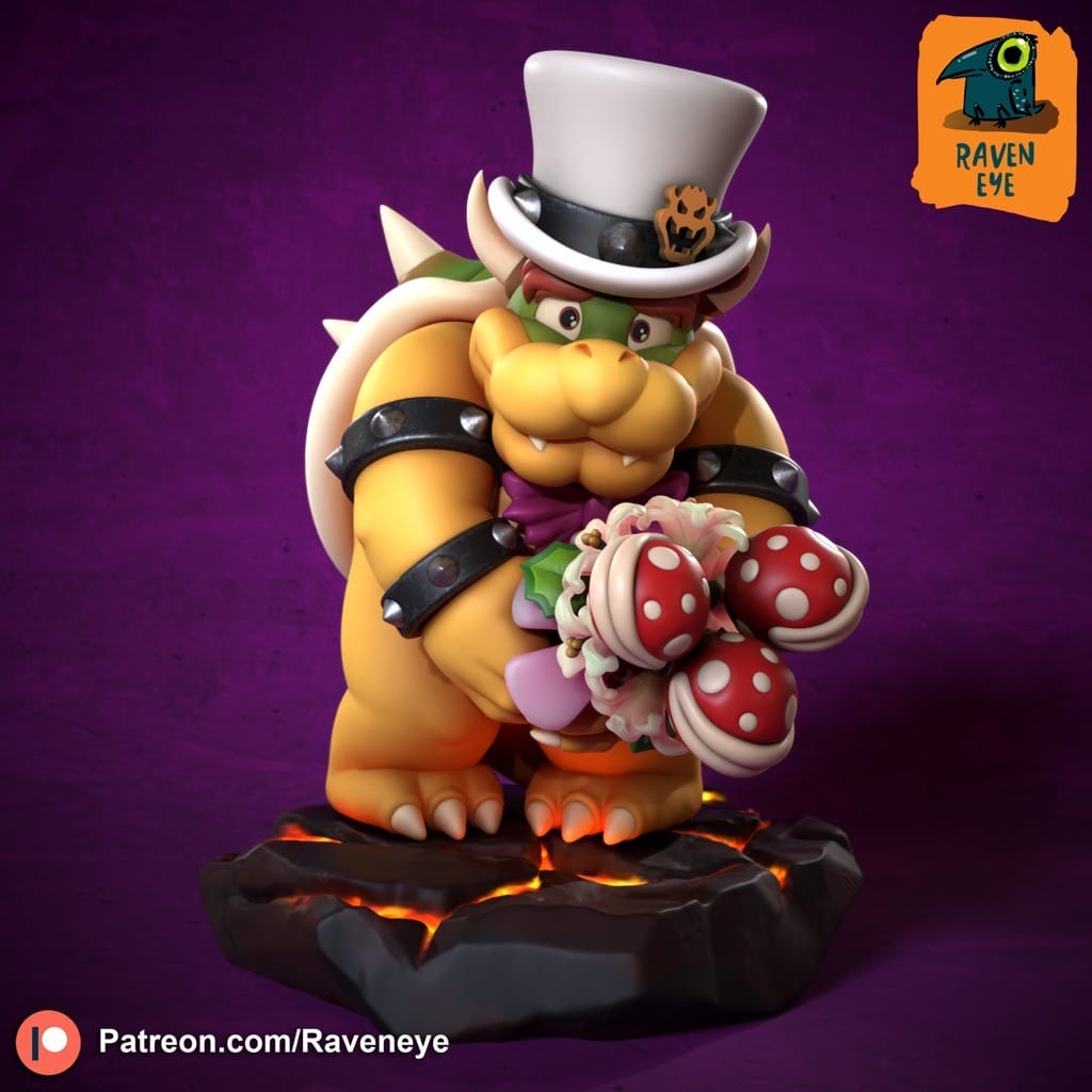 P站图纸印象馆 Raven Eye 超级马里奥 库巴 Raven Eye 超级马里奥 库巴