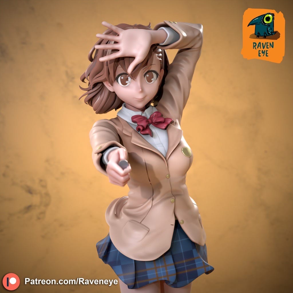 P站图纸印象馆 Raven Eye 魔法禁书目录 御坂美琴 Raven Eye 魔法禁书目录 御坂美琴