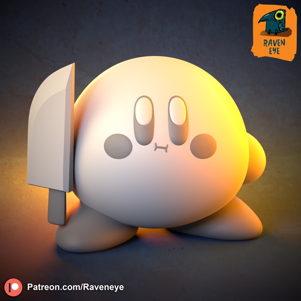 P站图纸印象馆 Raven Eye 星之卡比 刀客卡比 Raven Eye 星之卡比 刀客卡比