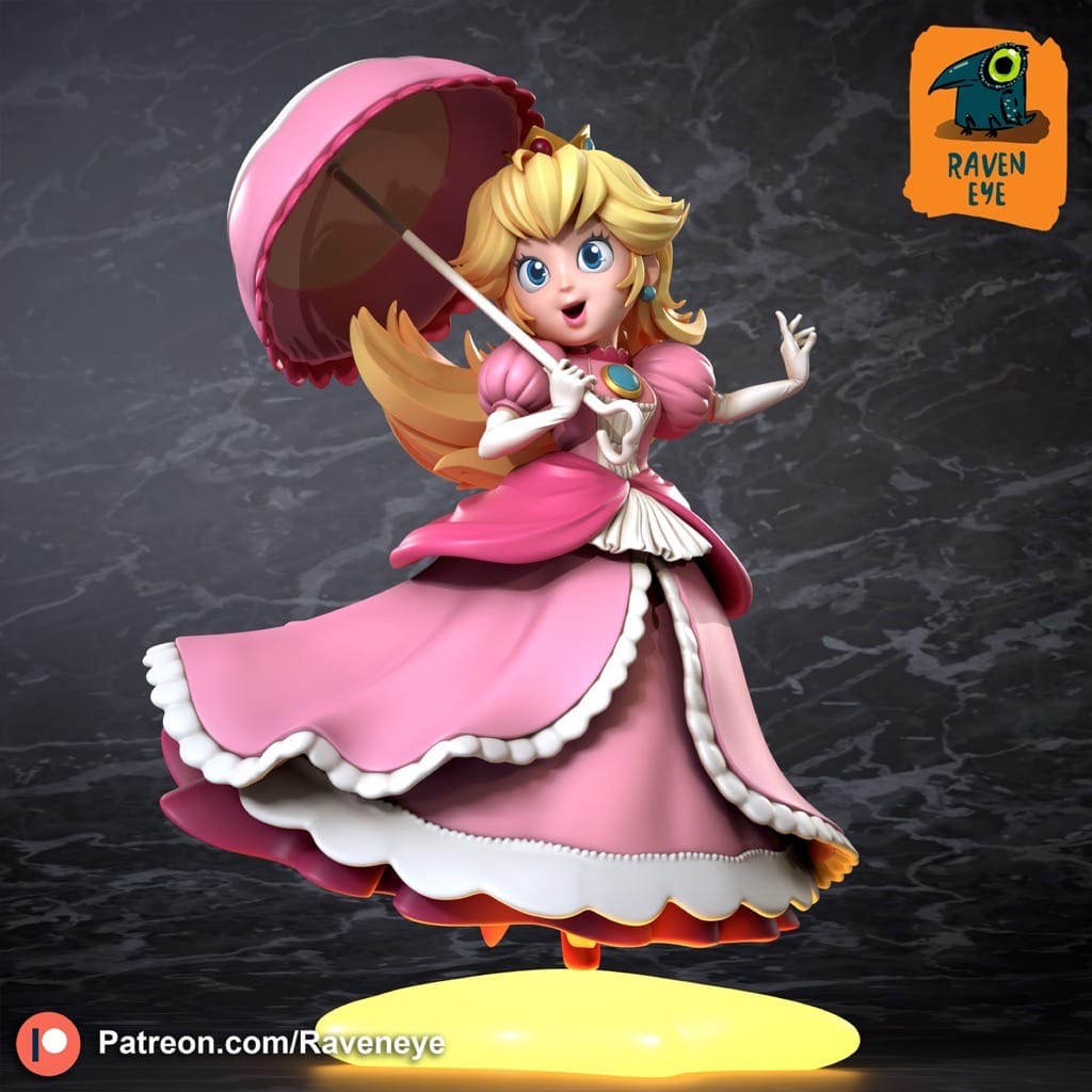 P站图纸印象馆 Raven Eye 超级马里奥 碧姬 Raven Eye 超级马里奥 碧姬