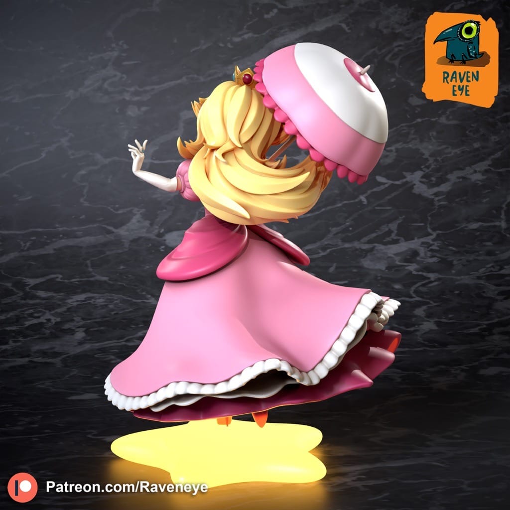 P站图纸印象馆 Raven Eye 超级马里奥 碧姬 Raven Eye 超级马里奥 碧姬