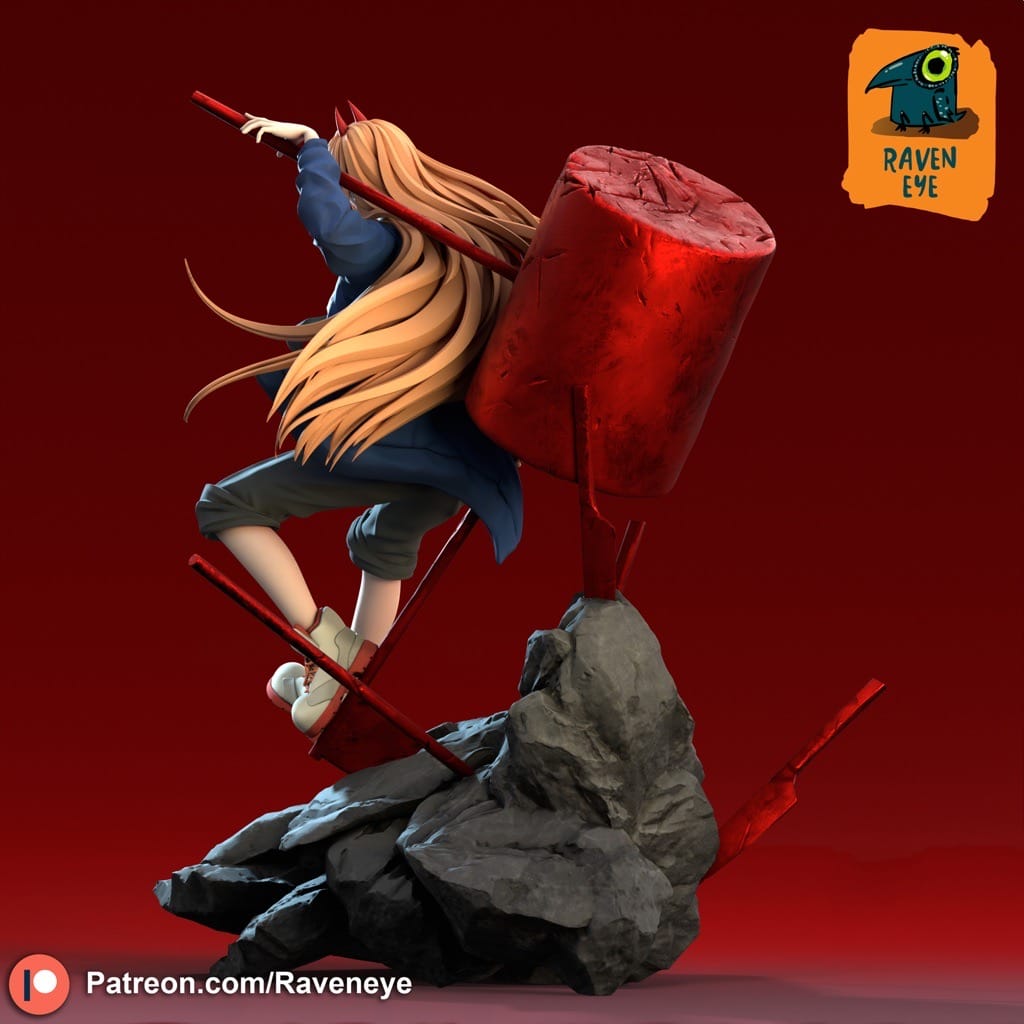 P站图纸印象馆 Raven Eye 链锯人 帕瓦 Raven Eye 链锯人 帕瓦