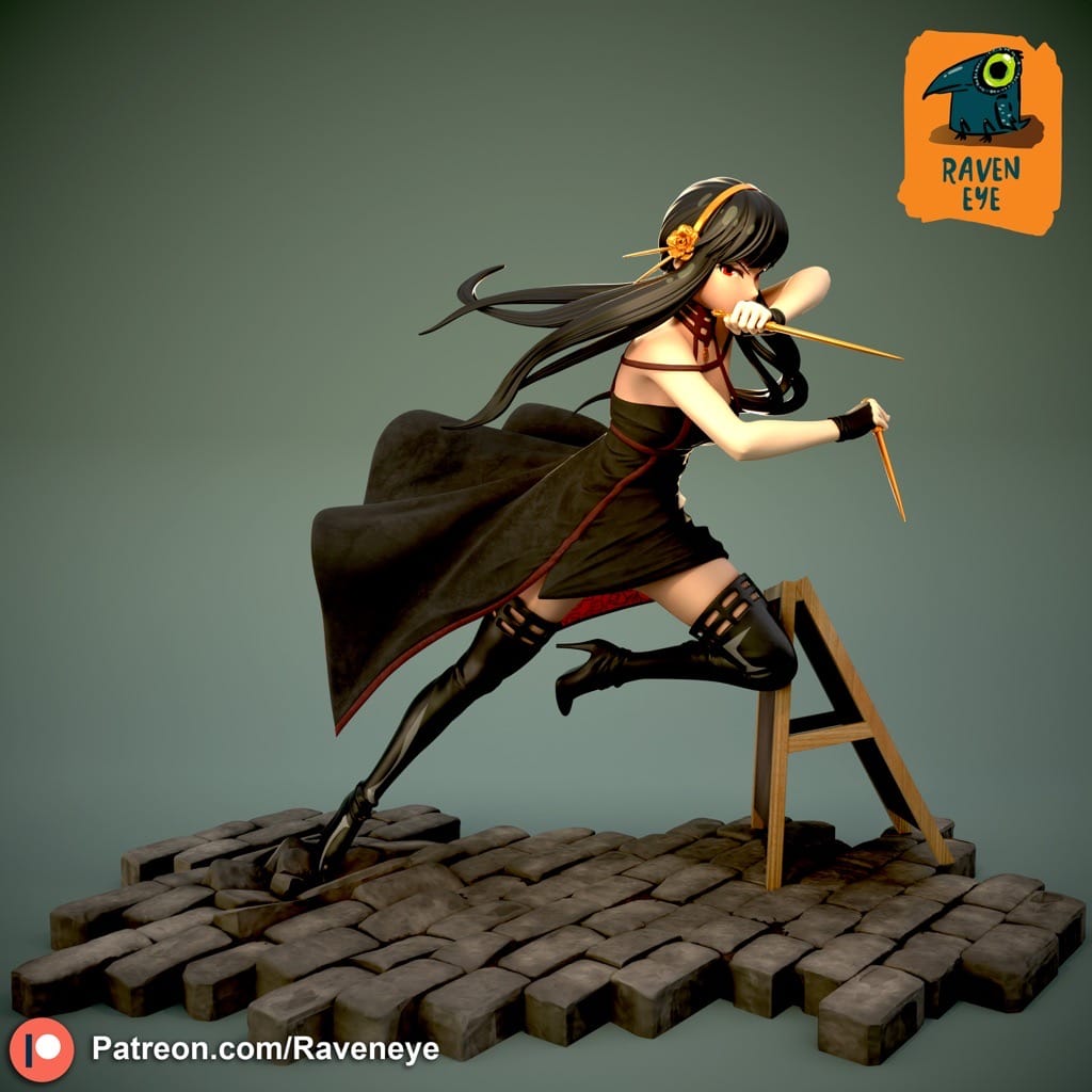 P站图纸印象馆 Raven Eye 间谍过家家 约尔·福杰 Raven Eye 间谍过家家 约尔·福杰