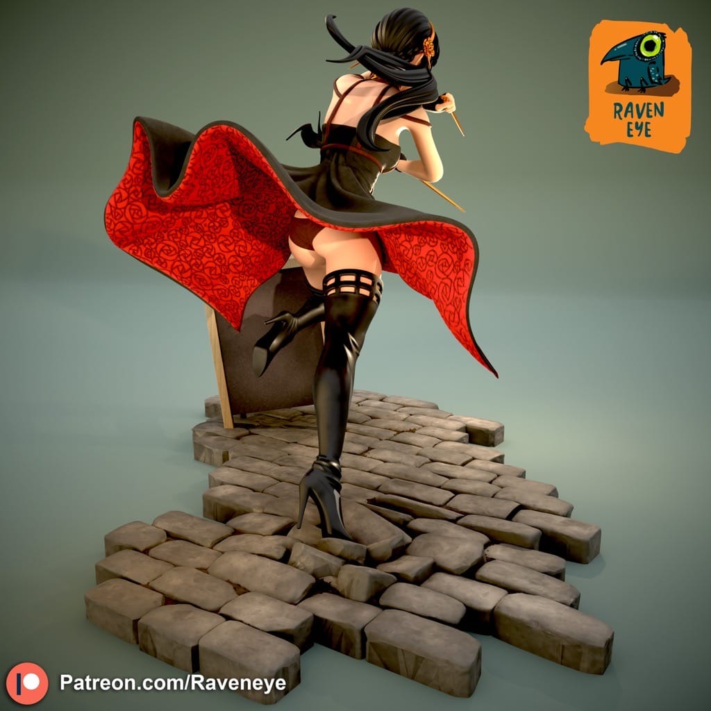 P站图纸印象馆 Raven Eye 间谍过家家 约尔·福杰 Raven Eye 间谍过家家 约尔·福杰