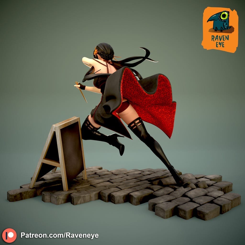 P站图纸印象馆 Raven Eye 间谍过家家 约尔·福杰 Raven Eye 间谍过家家 约尔·福杰