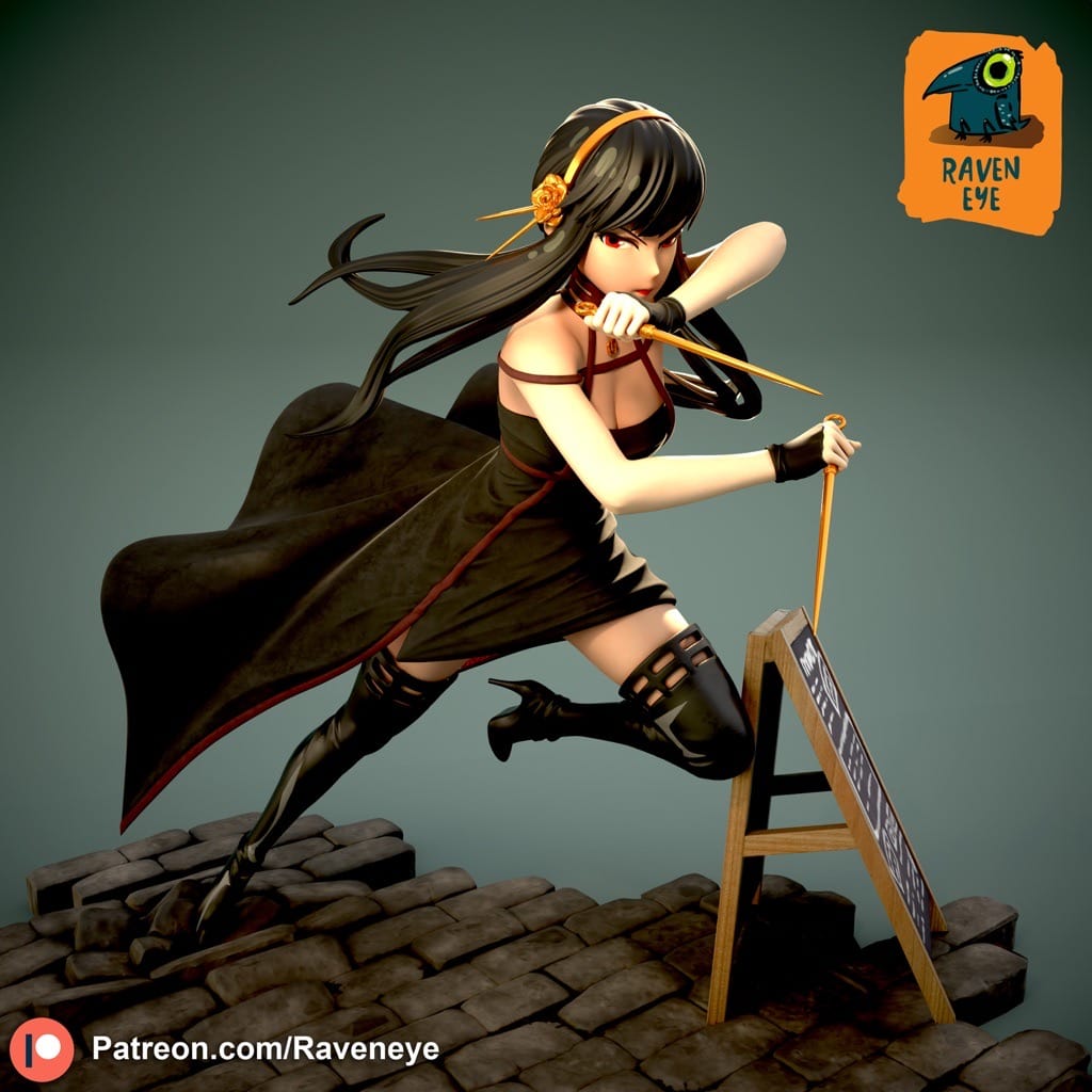 P站图纸印象馆 Raven Eye 间谍过家家 约尔·福杰 Raven Eye 间谍过家家 约尔·福杰