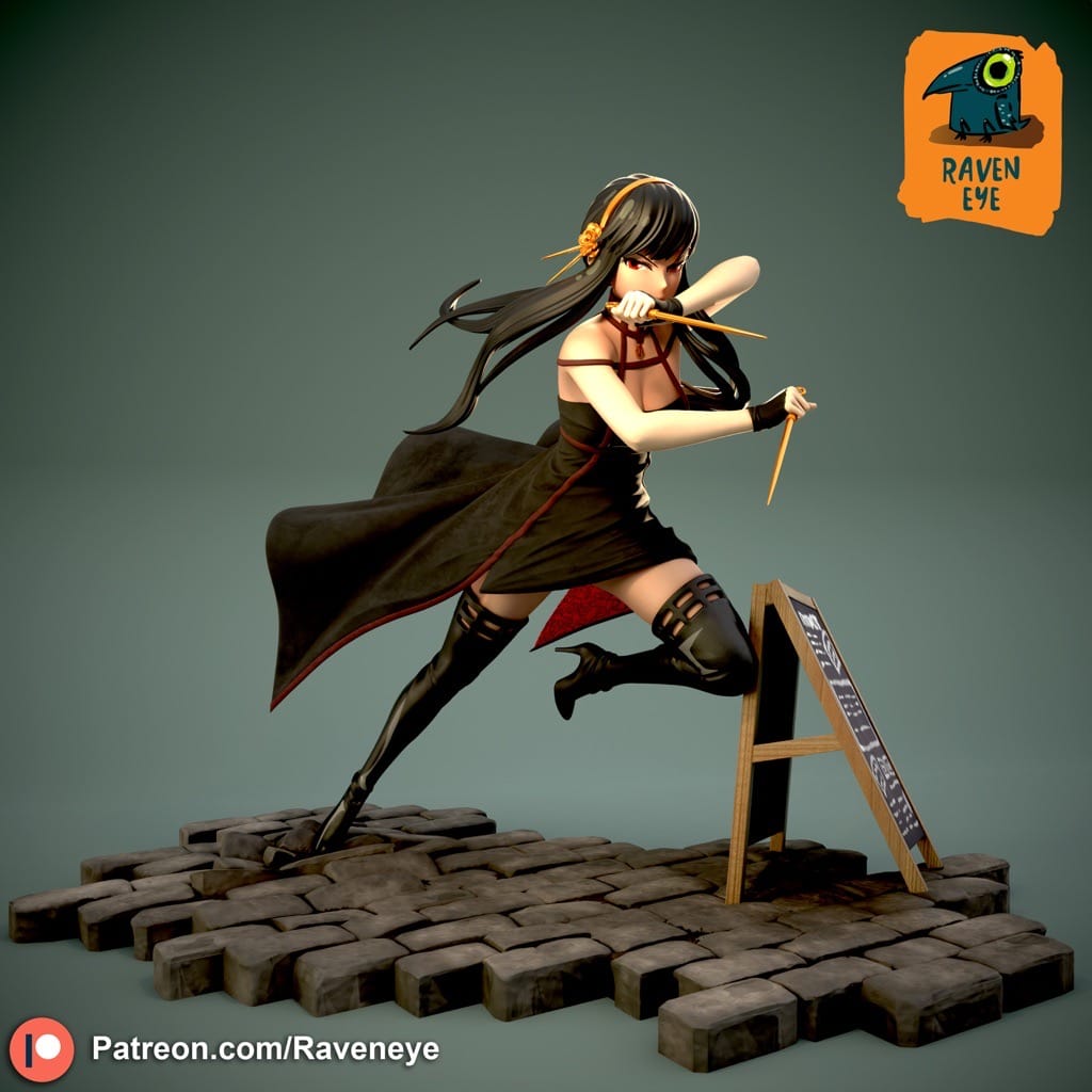 P站图纸印象馆 Raven Eye 间谍过家家 约尔·福杰 Raven Eye 间谍过家家 约尔·福杰