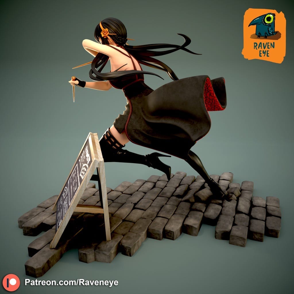 P站图纸印象馆 Raven Eye 间谍过家家 约尔·福杰 Raven Eye 间谍过家家 约尔·福杰