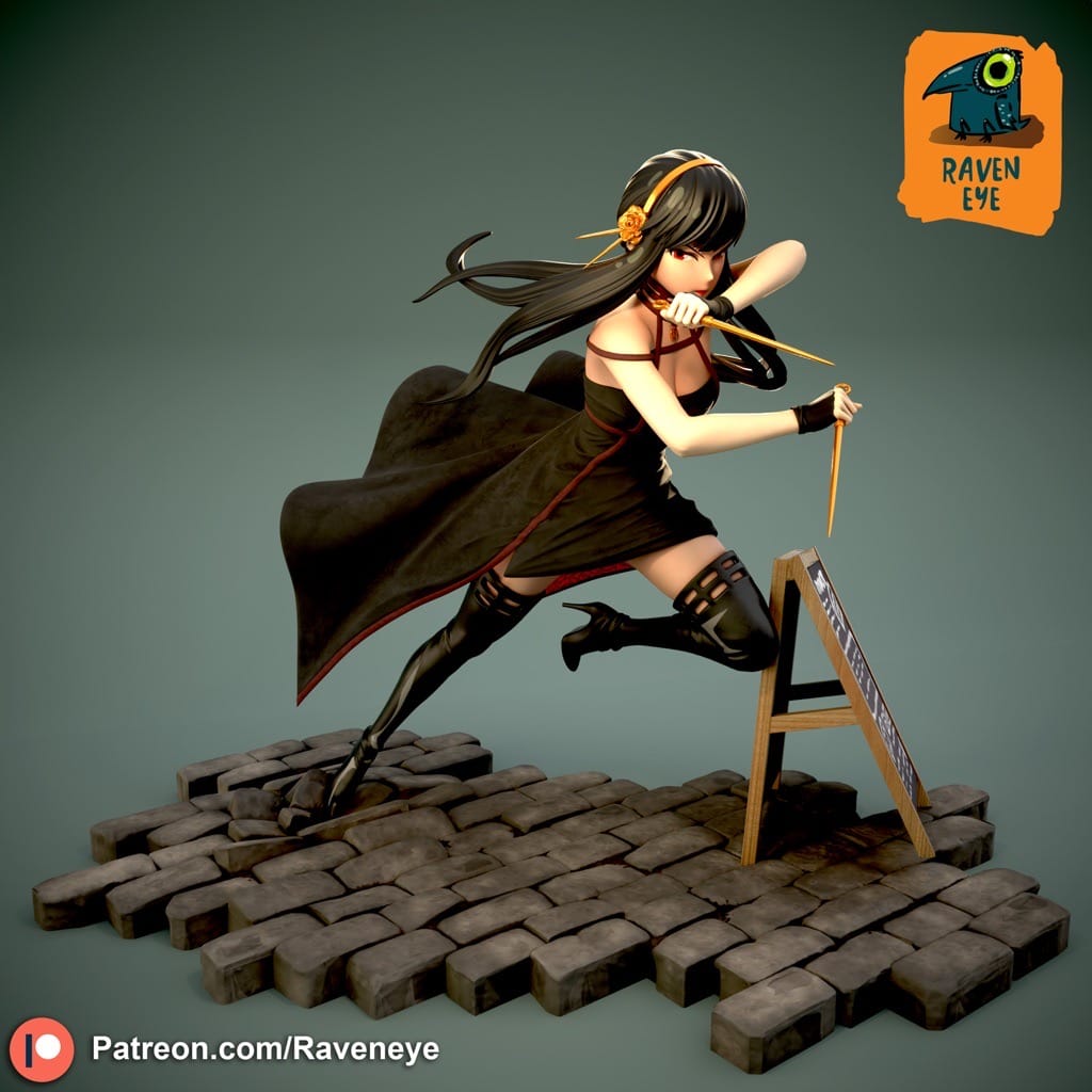 P站图纸印象馆 Raven Eye 间谍过家家 约尔·福杰 Raven Eye 间谍过家家 约尔·福杰