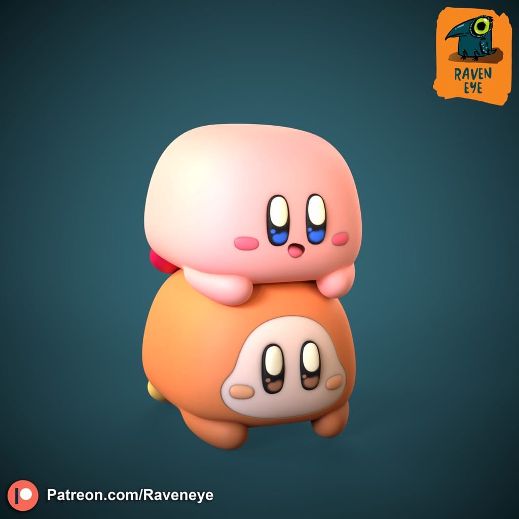 P站图纸印象馆 Raven Eye 星之卡比 卡比和瓦豆鲁迪 Raven Eye 星之卡比 卡比和瓦豆鲁迪