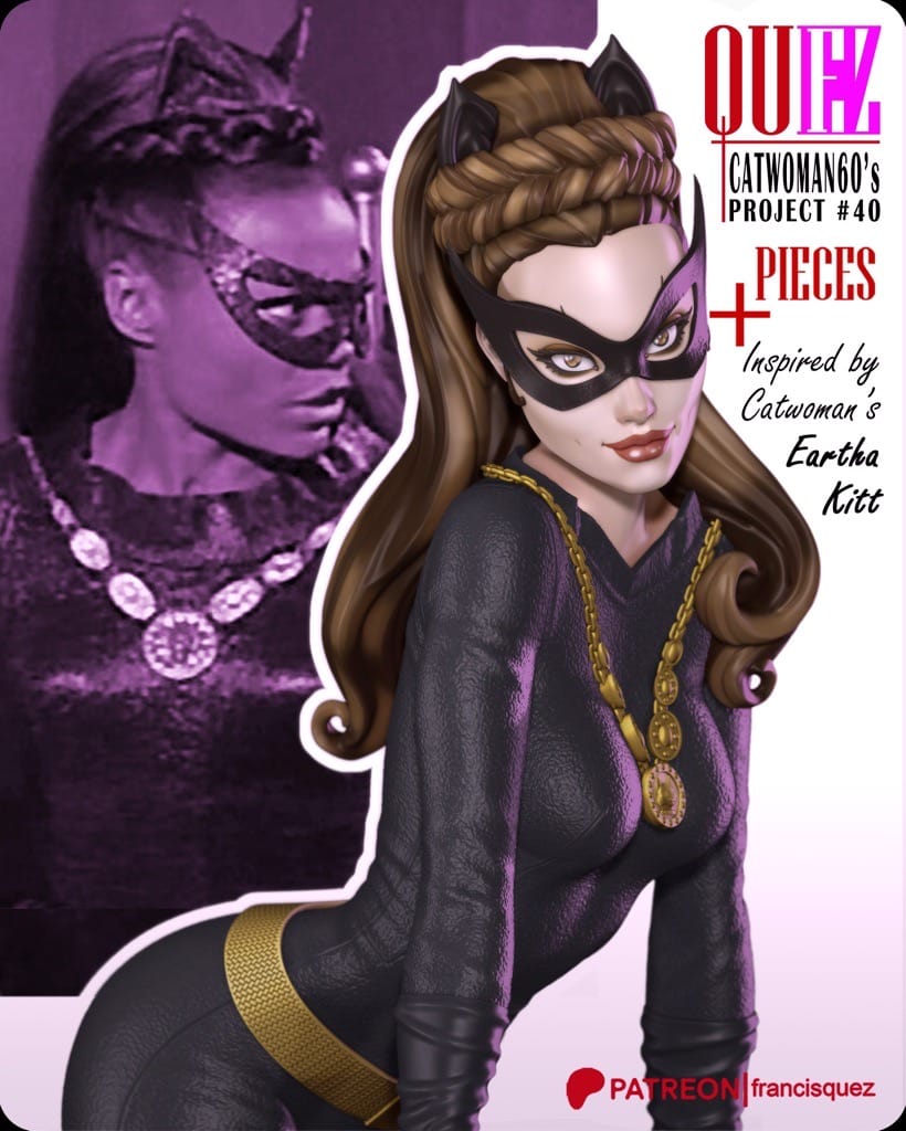 P站图纸印象馆 Francis Quez DC漫画 猫女 Francis Quez DC漫画 猫女