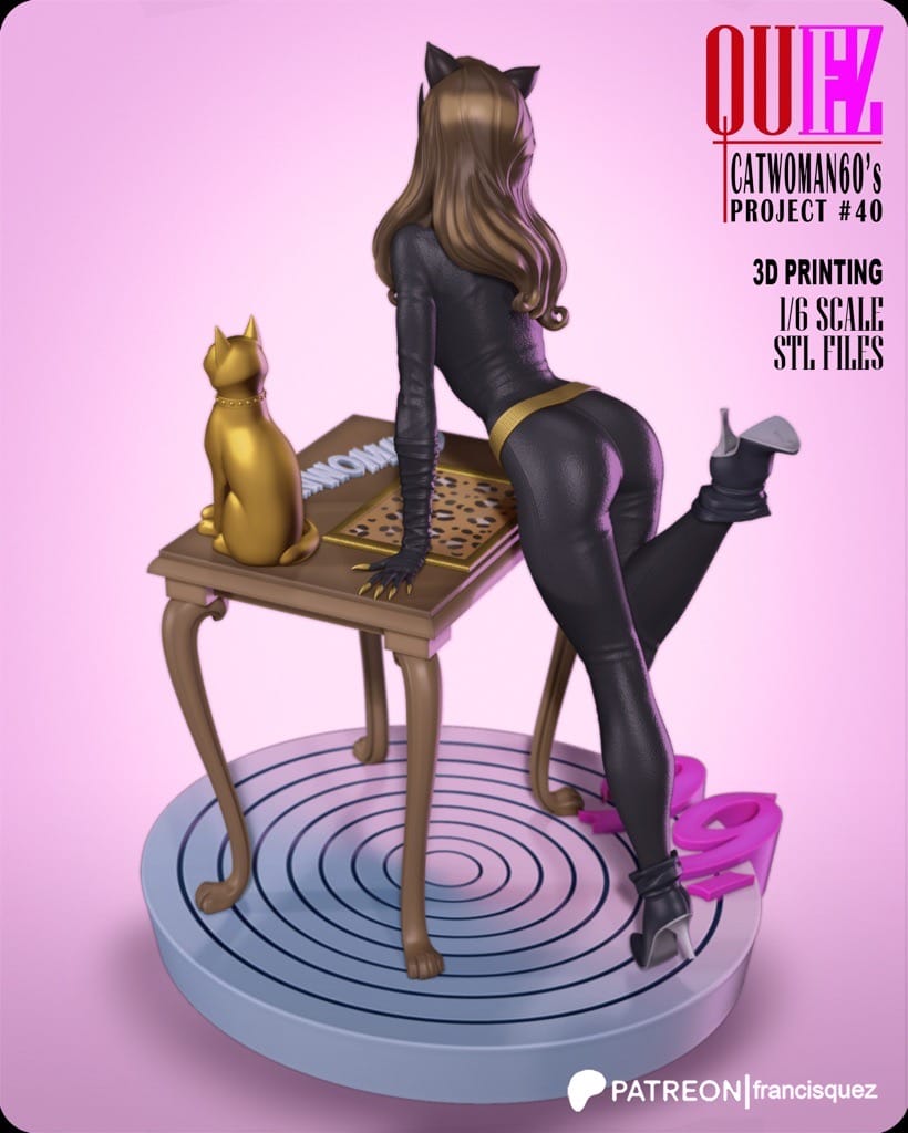 P站图纸印象馆 Francis Quez DC漫画 猫女 Francis Quez DC漫画 猫女
