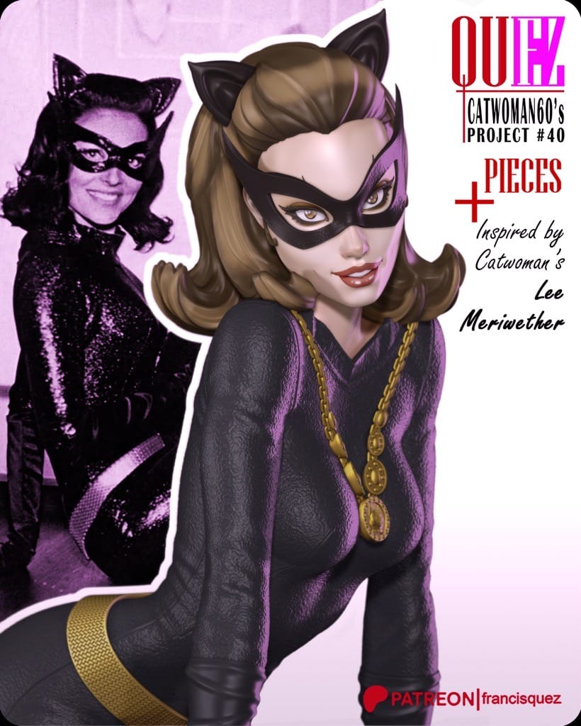 P站图纸印象馆 Francis Quez DC漫画 猫女 Francis Quez DC漫画 猫女