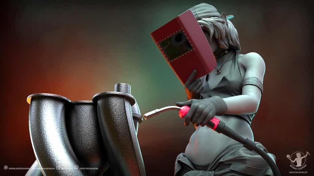 P站图纸印象馆 Ritual Casting 列兵萨斯基亚·威洛斯 Ritual Casting 列兵萨斯基亚·威洛斯