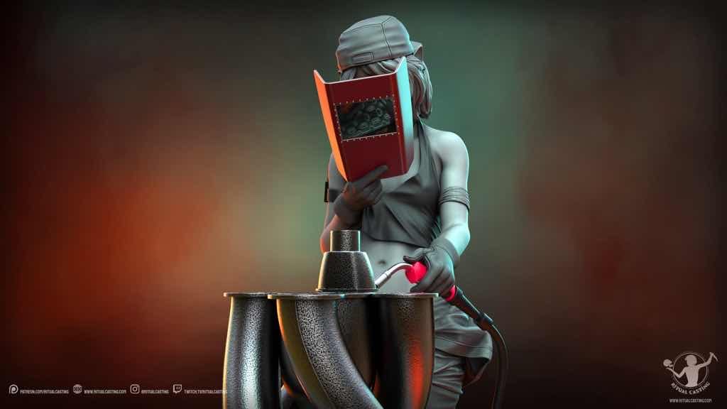 P站图纸印象馆 Ritual Casting 列兵萨斯基亚·威洛斯 Ritual Casting 列兵萨斯基亚·威洛斯