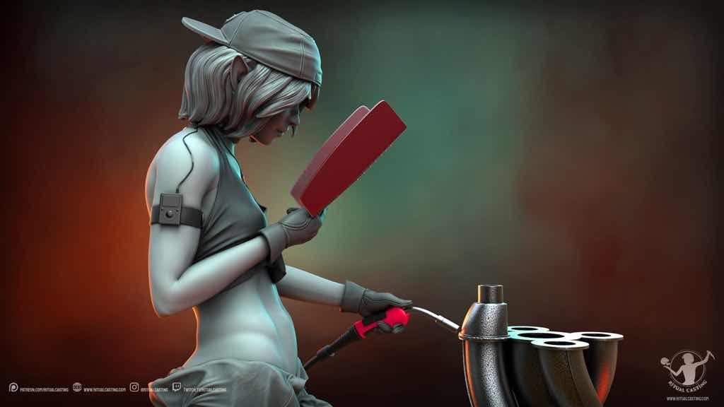 P站图纸印象馆 Ritual Casting 列兵萨斯基亚·威洛斯 Ritual Casting 列兵萨斯基亚·威洛斯