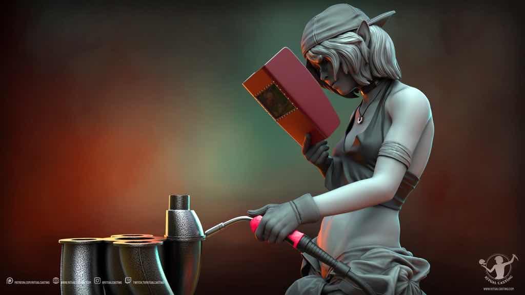 P站图纸印象馆 Ritual Casting 列兵萨斯基亚·威洛斯 Ritual Casting 列兵萨斯基亚·威洛斯