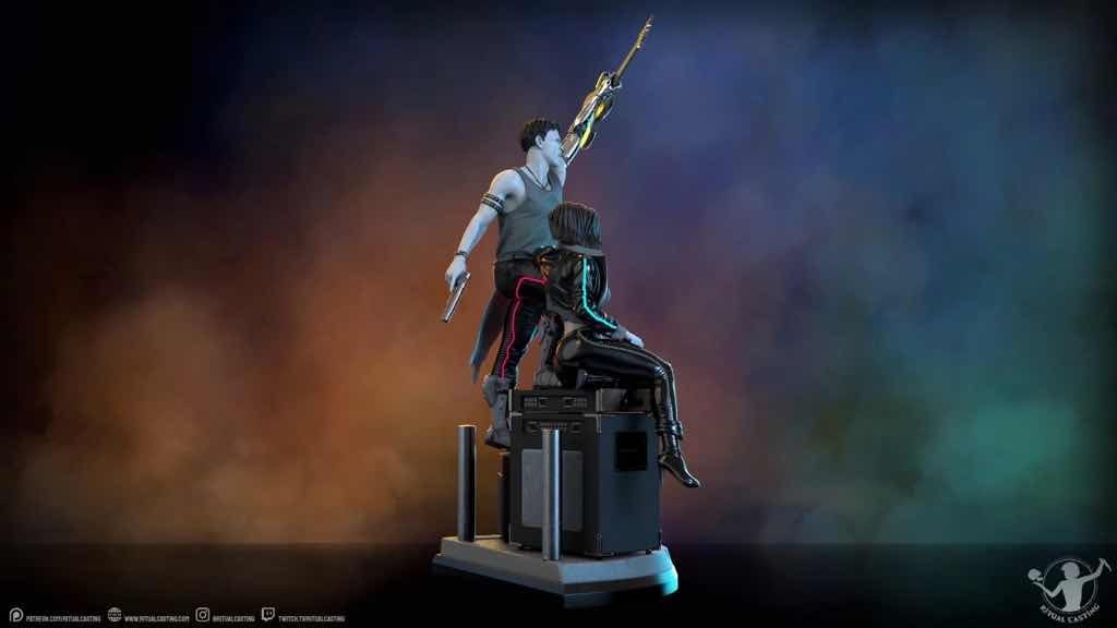 P站图纸印象馆 Ritual Casting 赛博朋克 约翰尼·银手和盗贼 Ritual Casting 赛博朋克 约翰尼·银手和盗贼