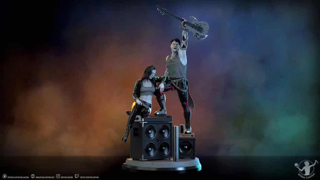 P站图纸印象馆 Ritual Casting 赛博朋克 约翰尼·银手和盗贼 Ritual Casting 赛博朋克 约翰尼·银手和盗贼