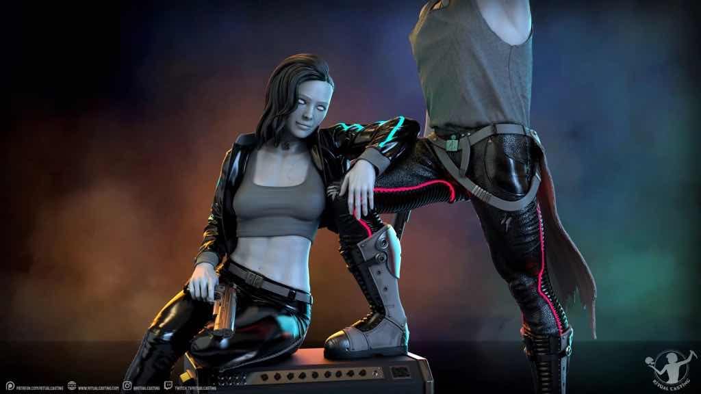 P站图纸印象馆 Ritual Casting 赛博朋克 约翰尼·银手和盗贼 Ritual Casting 赛博朋克 约翰尼·银手和盗贼