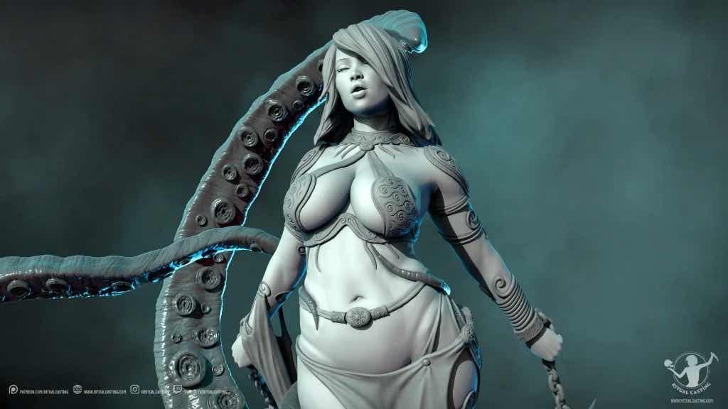 P站图纸印象馆 Ritual Casting 海妖女祭司 玛雅 Ritual Casting 海妖女祭司 玛雅