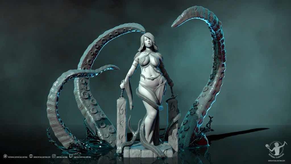 P站图纸印象馆 Ritual Casting 海妖女祭司 玛雅 Ritual Casting 海妖女祭司 玛雅