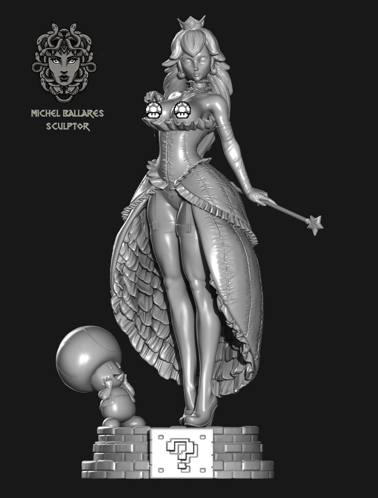 P站图纸印象馆 Geek MB 超级马里奥 桃子公主 Geek MB 超级马里奥 桃子公主