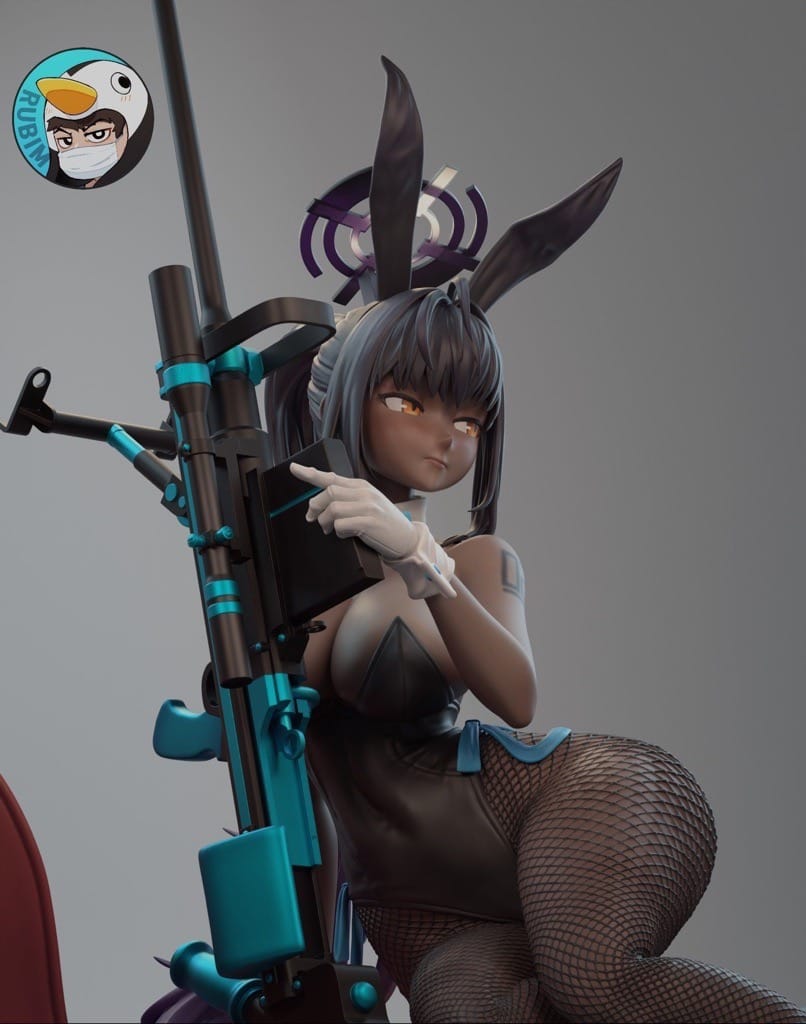 P站图纸印象馆 Rubim 蔚蓝档案 角楯花凛 Rubim 蔚蓝档案 角楯花凛