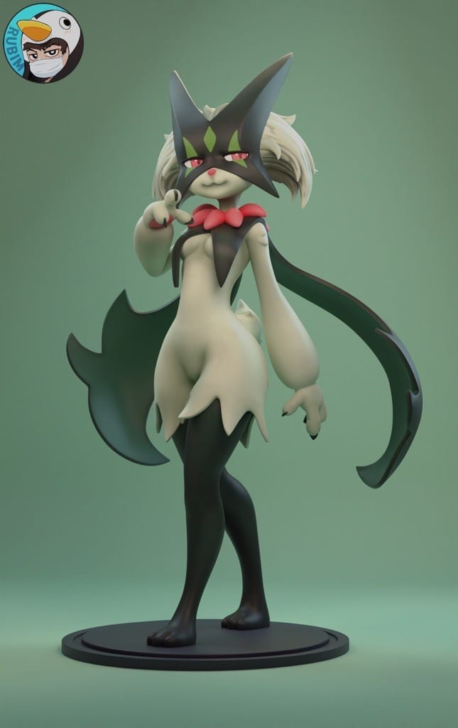 P站图纸印象馆 Rubim 精灵宝可梦 魔幻假面喵 Rubim 精灵宝可梦 魔幻假面喵