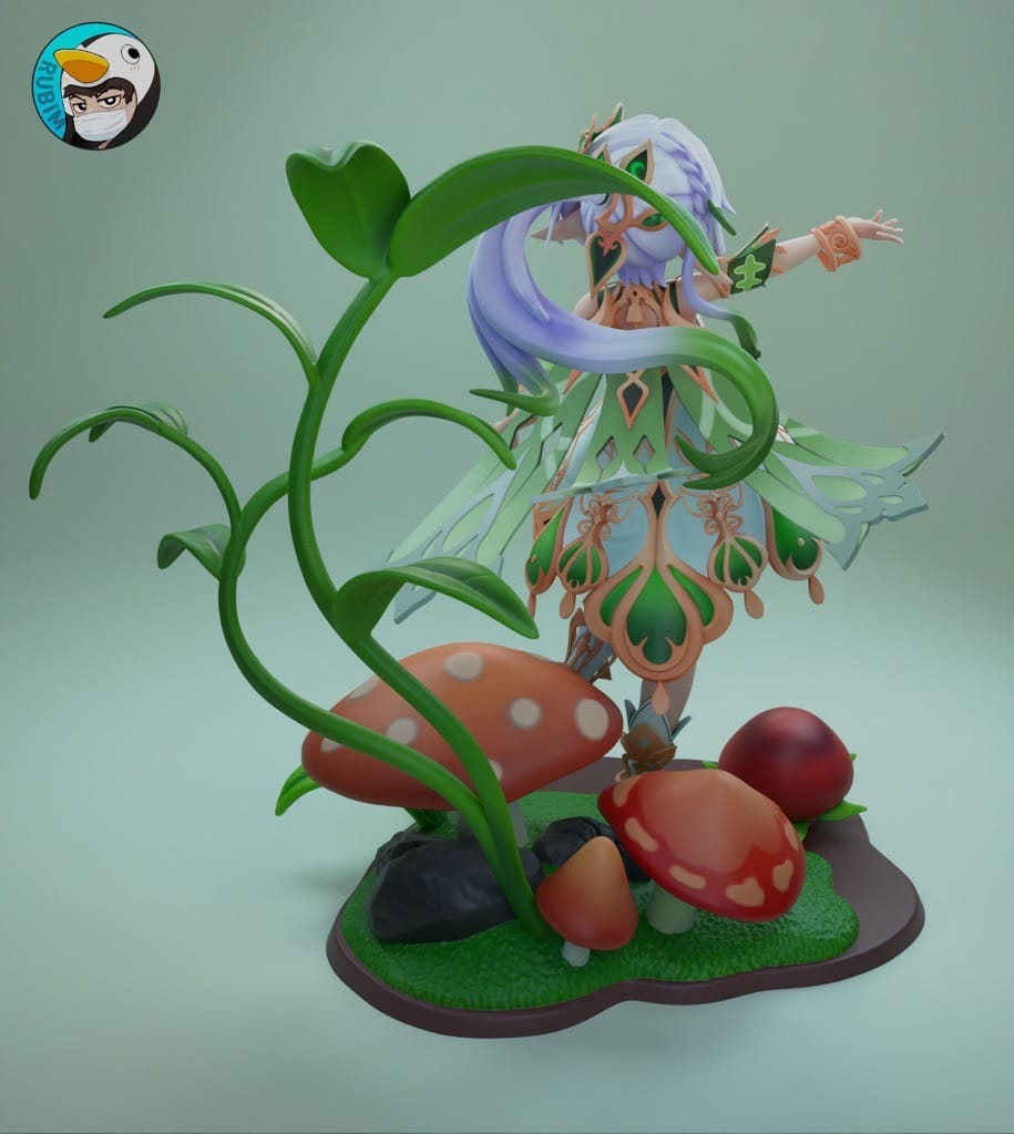 P站图纸印象馆 Rubim 原神 纳西妲 Rubim 原神 纳西妲