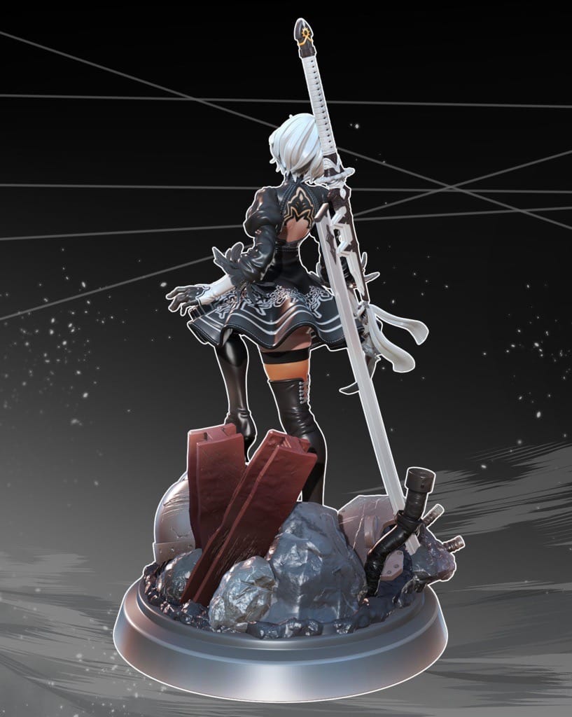 P站图纸印象馆 Rubim 机械纪元 2B Rubim 机械纪元 2B