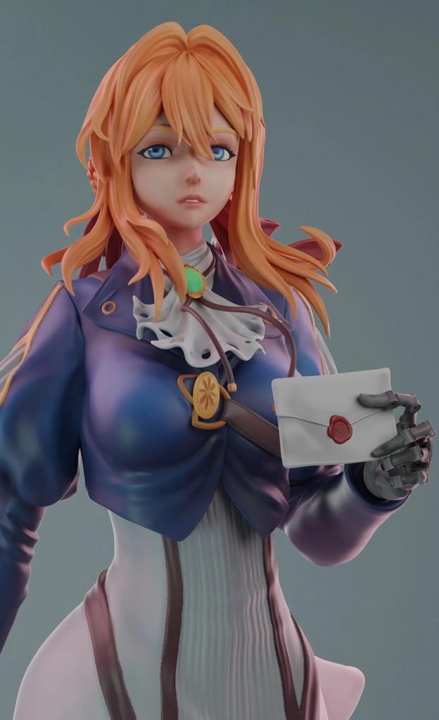 P站图纸印象馆 Rubim 紫罗兰永恒花园 薇尔莉特·伊芙加登 Rubim 紫罗兰永恒花园 薇尔莉特·伊芙加登