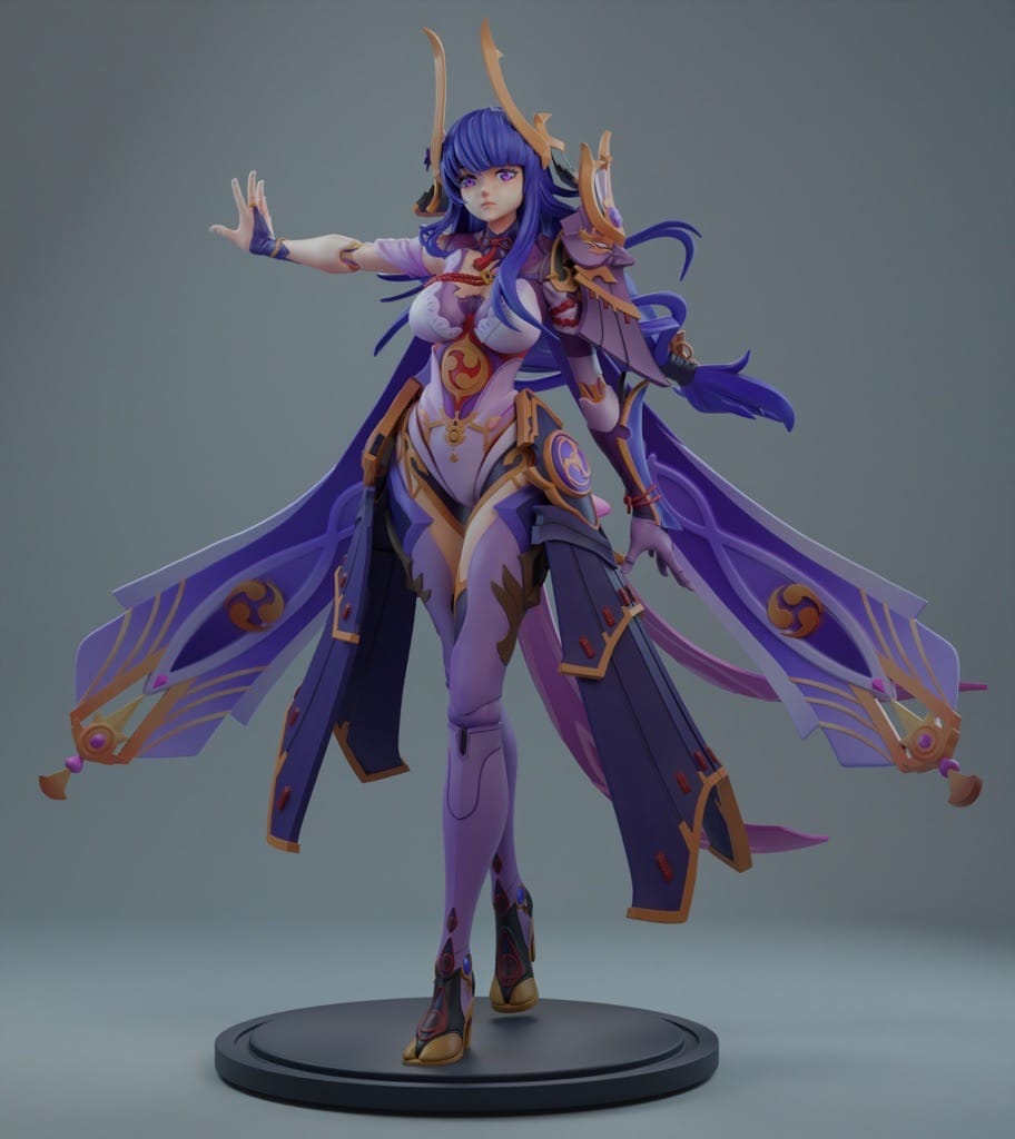 P站图纸印象馆 Rubim 原神 雷电将军 Rubim 原神 雷电将军