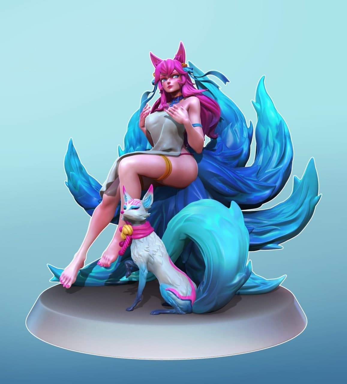 P站图纸印象馆 Rubim 英雄联盟 灵魂莲华阿狸 Rubim 英雄联盟 灵魂莲华阿狸