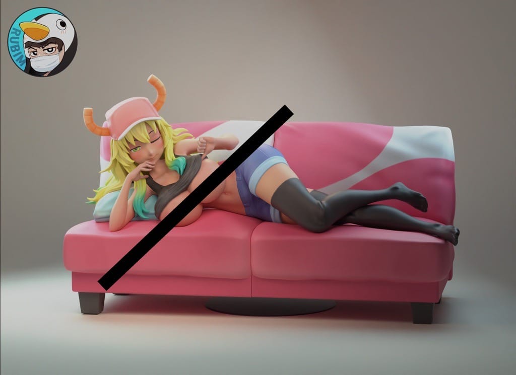 P站图纸印象馆 Rubim 小林家的龙女仆 露科亚 Rubim 小林家的龙女仆 露科亚