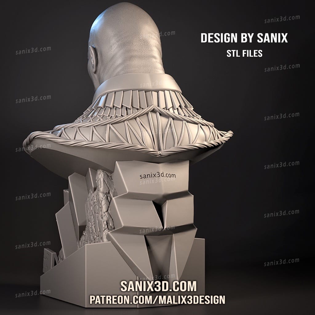 P站图纸印象馆 Sanix3d DC漫画 黑亚当 Sanix3d DC漫画 黑亚当