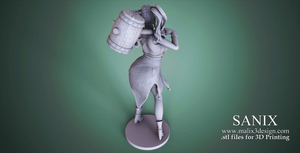 P站图纸印象馆 Sanix3d DC漫画 哈莉·奎茵 Sanix3d DC漫画 哈莉·奎茵