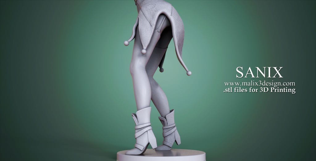 P站图纸印象馆 Sanix3d DC漫画 哈莉·奎茵 Sanix3d DC漫画 哈莉·奎茵