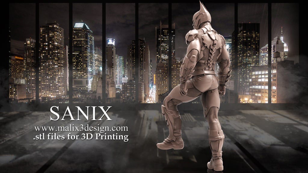 P站图纸印象馆 Sanix3d DC漫画 蝙蝠侠 Sanix3d DC漫画 蝙蝠侠