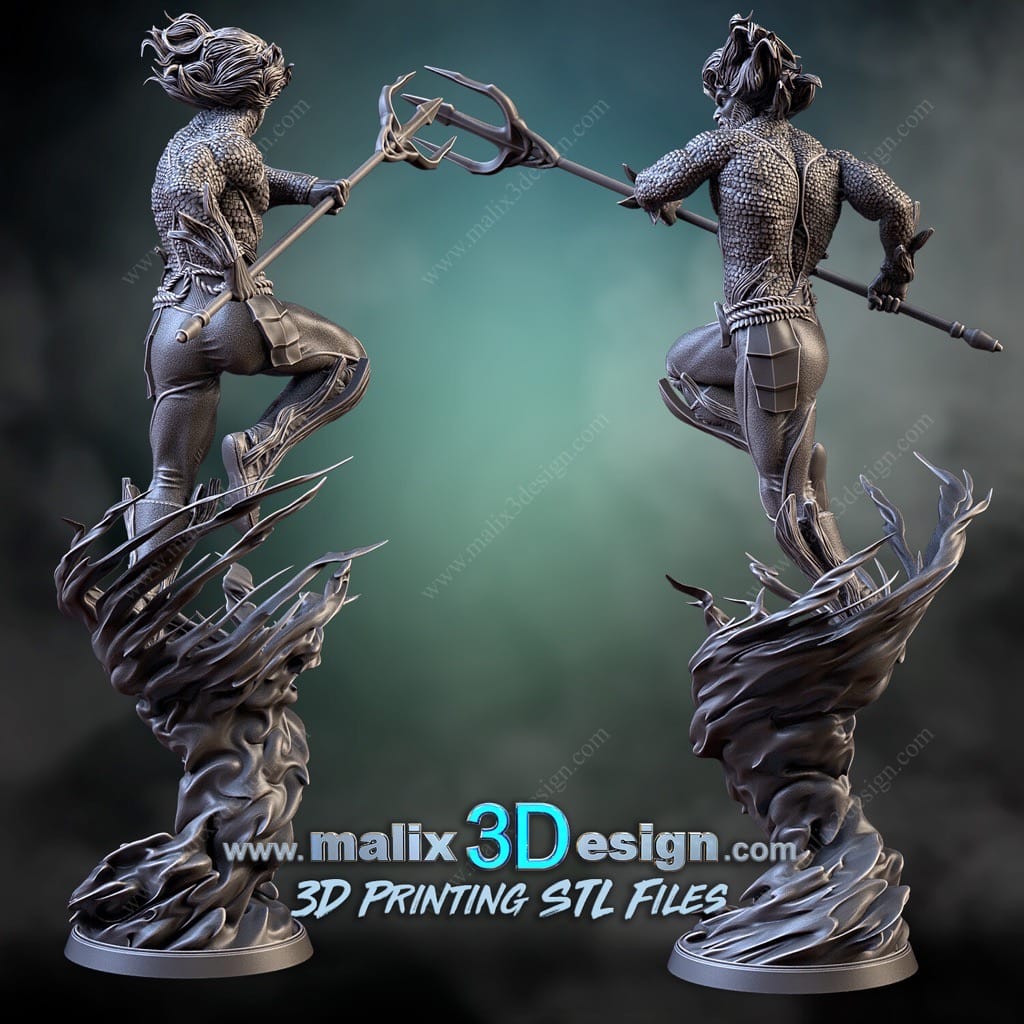 P站图纸印象馆 Sanix3d DC漫画 海王 Sanix3d DC漫画 海王