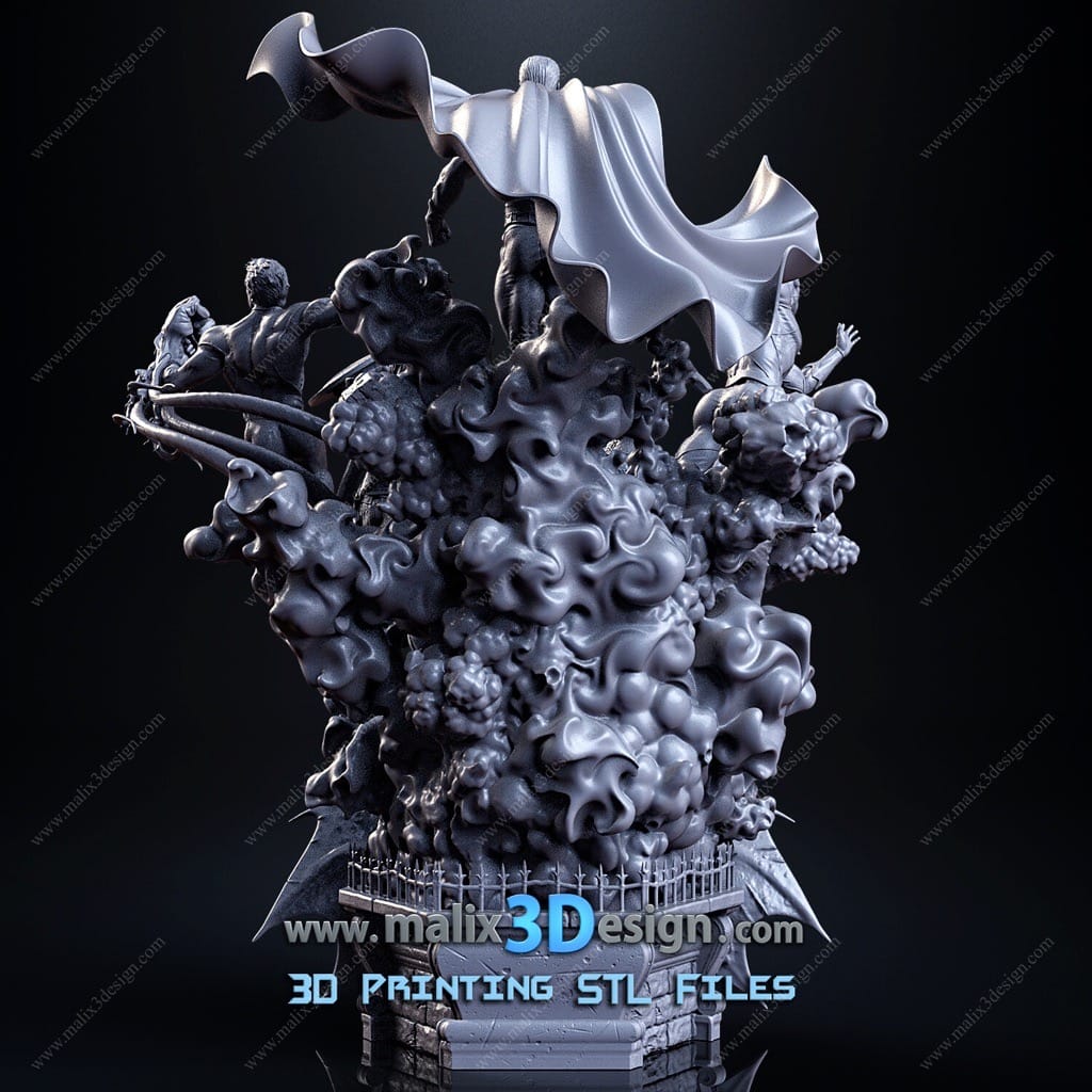 P站图纸印象馆 Sanix3d DC漫画 正义联盟 Sanix3d DC漫画 正义联盟